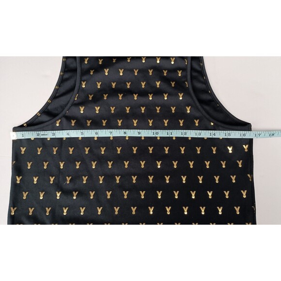 Oiselle Womens Tank Gold Mettle Crop Size 10 M-L Black Athletic Workout Yoga - Picture 8 of 8